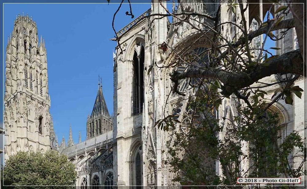rouen, capitale des églises et cathédrales.